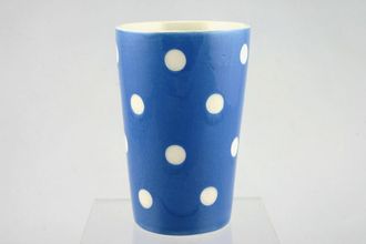 T G Green Blue Domino Mug Beaker - No Handle 2 3/4" x 4 1/4"