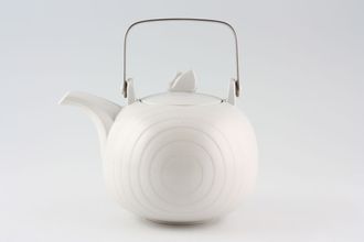 Hornsea Swan Lake - Grey Teapot Metal handle 1 1/2pt
