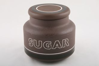 Hornsea Contrast Storage Jar + Lid Ceramic Lid - Sugar on jar 3 1/2" x 4 1/4"