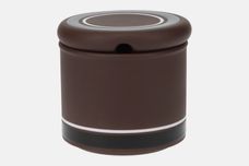 Hornsea Contrast Sugar Bowl - Lidded (Tea) Snip in lid 3 1/4" x 3" thumb 1