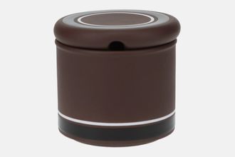 Hornsea Contrast Sugar Bowl - Lidded (Tea) Snip in lid 3 1/4" x 3"