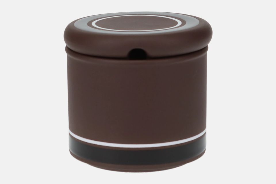 Hornsea Contrast Sugar Bowl - Lidded (Tea) Snip in lid 3 1/4" x 3"