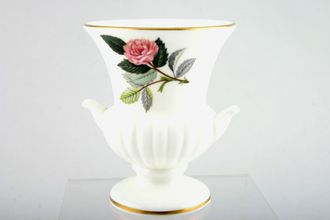 Wedgwood Hathaway Rose Urn No Gold line above foot 3 1/2"