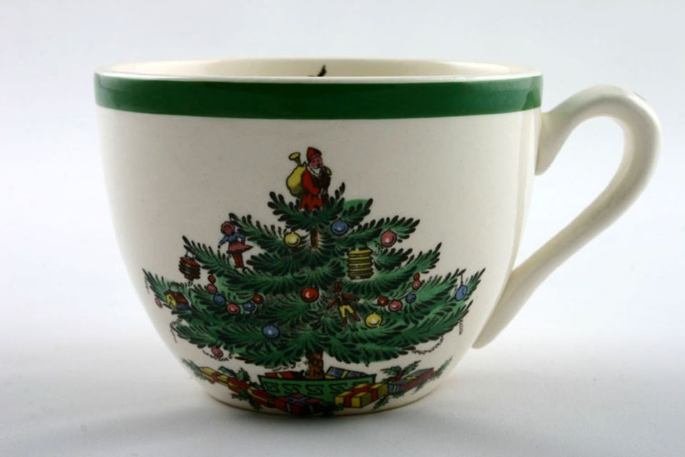 Spode Christmas Tree Coffee Cup 3 3/8" x 2 1/2"