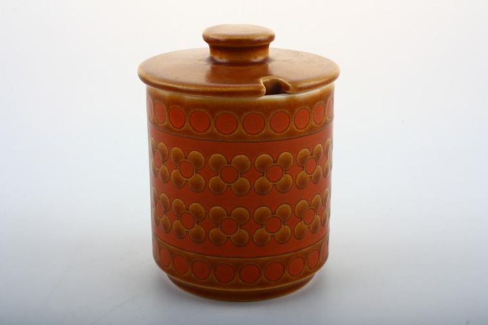 Hornsea Saffron Jam Pot + Lid 3 1/8" x 3 1/2"