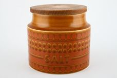 Hornsea Saffron Storage Jar + Lid Size represents height. Salt 4" thumb 1