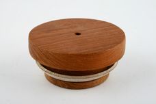 Hornsea Saffron Salt Pot Wooden lid 4" thumb 3