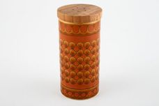 Hornsea Saffron Pepper Pot Wooden lid 4" thumb 1