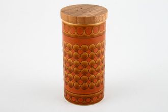 Hornsea Saffron Pepper Pot Wooden lid 4"