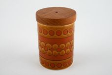Hornsea Saffron Salt Pot Wooden lid 2 3/8" thumb 1