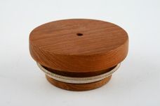 Hornsea Saffron Salt Pot Wooden lid 2 3/8" thumb 2