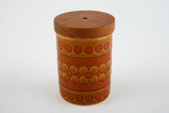 Hornsea Saffron Salt Pot Wooden lid 2 3/8"