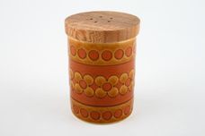 Hornsea Saffron Pepper Pot Wooden lid 2 3/8" thumb 1