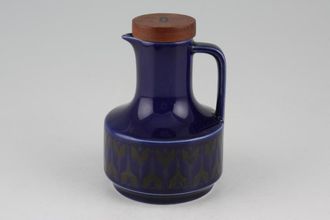 Hornsea Heirloom - Blue Oil Bottle + Stopper 3 1/2"