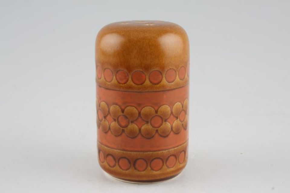 Hornsea Saffron Pepper Pot Ceramic 5 holes 3"