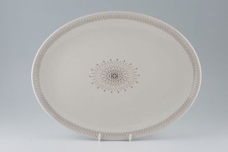 Royal Doulton Morning Star - T.C.1026 - Fine China and Translucent Oval Platter 13 1/4"