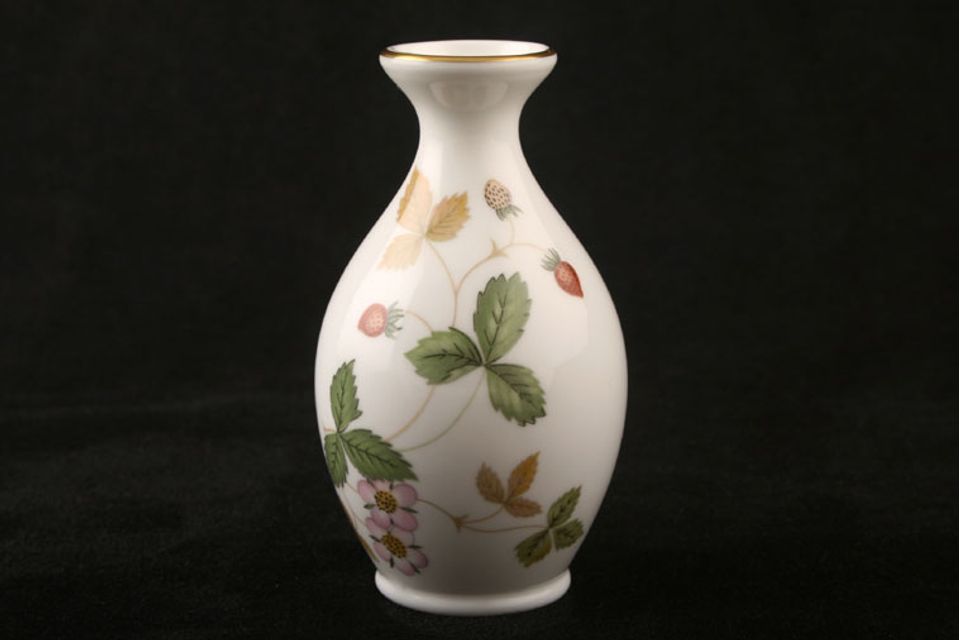 Wedgwood Wild Strawberry Bud Vase 3 1/2"
