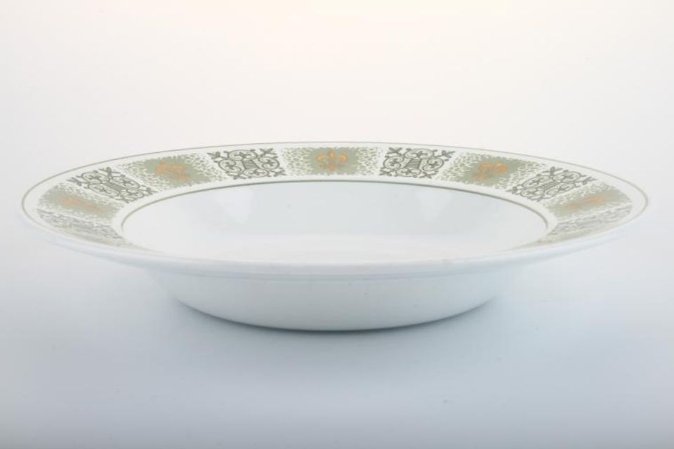 Spode Dauphine - S3381 Rimmed Bowl 9"