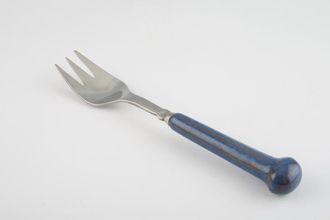 Denby Regency Cutlery - Blue Fork - Dessert 7 1/8"