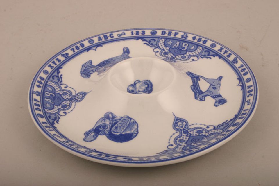 Spode Edwardian Childhood - Blue Egg Cup Plate