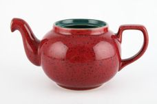 Denby Harlequin Teapot Red outer, green inner, blue lid. 1pt thumb 2