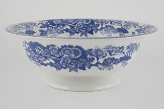 Spode Blue Room Collection Serving Bowl Girl at Well (Footed) 10 1/4"