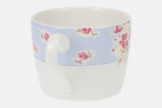 Marks & Spencer Ditsy Floral Teacup White Cup, Blue Border 3 1/4" x 2 1/2" thumb 2