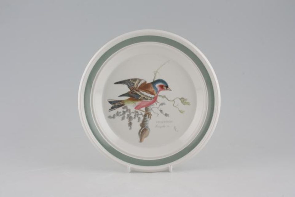 Portmeirion Birds of Britain - Backstamp 1 - Old Tea / Side Plate Chaffinch 7 1/4"