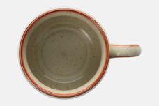 Denby Daybreak Coffee Cup Newer Rust Edge 2 5/8" x 2 1/4" thumb 2