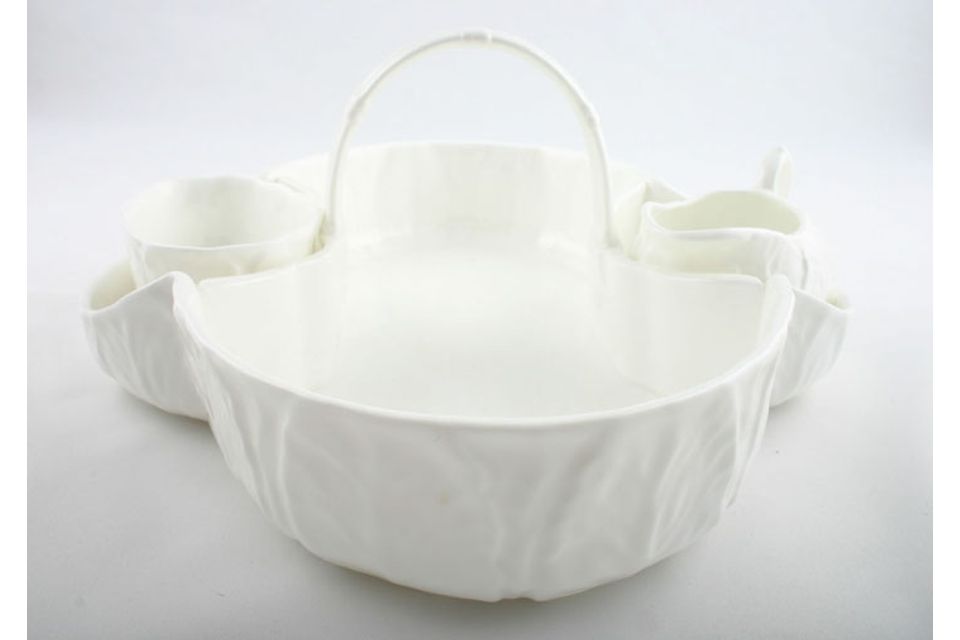 Wedgwood Countryware Strawberry Basket Complete with Cream jug & Sugar