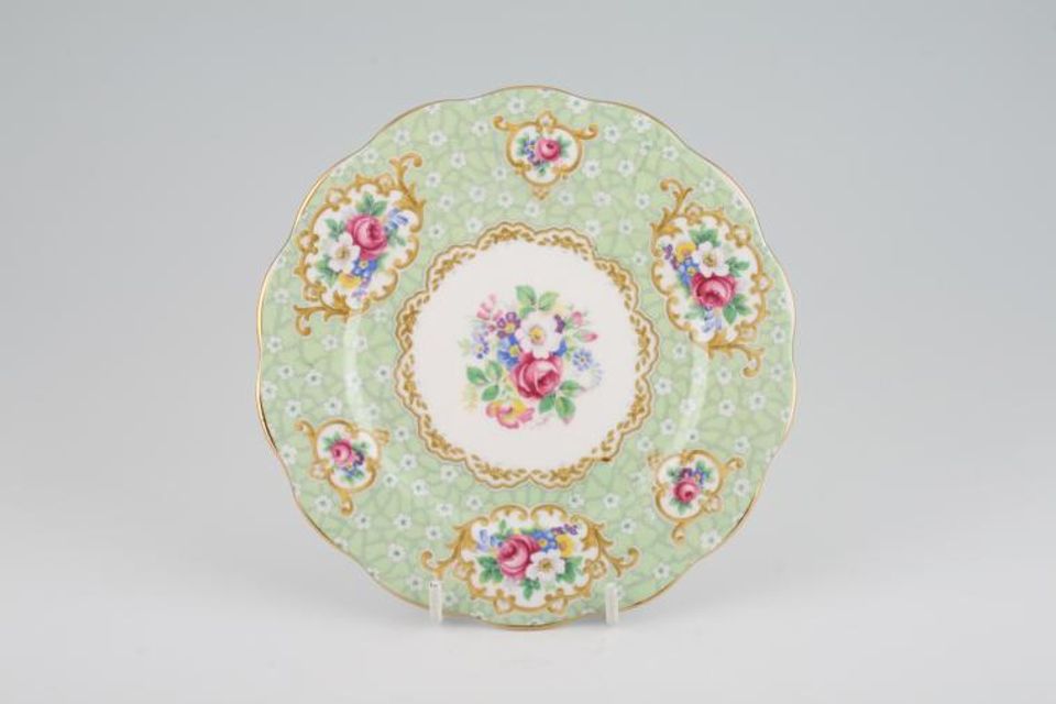 Queen Anne Gainsborough - Green Tea / Side Plate 6 1/4"