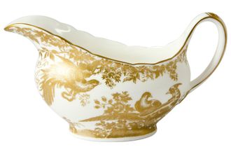 Royal Crown Derby Aves - Gold Sauce Boat