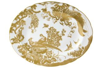 Sell Royal Crown Derby Aves - Gold Oval Platter small 33cm