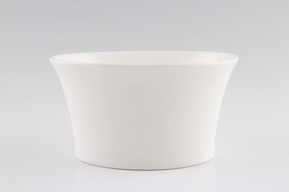 Royal Doulton Fusion - White Sugar Bowl - Open (Tea) Also base for lidded sugar bowl 4 3/4"