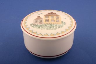 Sell Villeroy & Boch American Sampler Candy box Round - House Design 3"