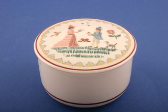 Sell Villeroy & Boch American Sampler Candy box Round - Hearts and Flowers Design 3"