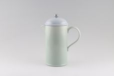 Portmeirion Seasons Collection - Colours Cafetiere Pale green jug with pale blue lid 1 1/2pt thumb 1