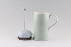 Portmeirion Seasons Collection - Colours Cafetiere Pale green jug with pale blue lid 1 1/2pt thumb 2