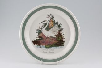 Portmeirion Birds of Britain - Backstamp 1 - Old Dinner Plate Little Egret 10 3/8"
