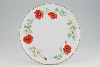 Sell Royal Worcester Poppies Cake Plate Round - no rim 9 1/4"