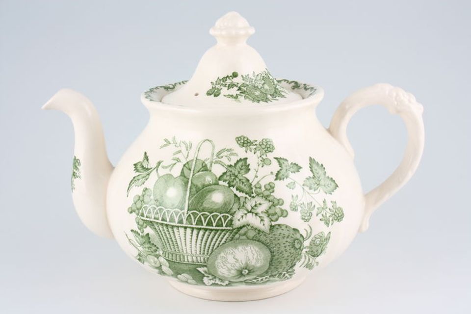Masons Fruit Basket - Green Teapot 2 1/2pt