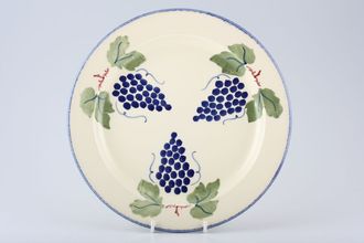 Sell Poole Dorset Fruit Dinner Plate Grapes - 1 1/4" flat rim - 3 bunches 10 1/4"