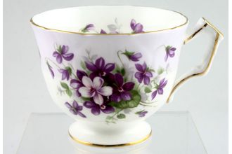 Aynsley Violette Teacup Mauve Coloured Band Around Top Of Cup 3 3/8" x 2 5/8"
