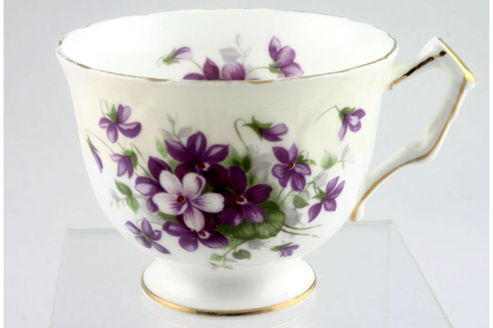 Aynsley Violette Teacup Cream Coloured Band Around Top Of Cup 3 3/8" x 2 5/8"