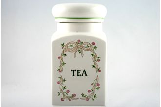 Johnson Brothers Eternal Beau Storage Jar + Lid Tea 7 1/2"