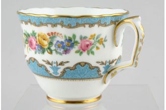 Sell Crown Staffordshire Tunis - Blue Teacup Heavy Gold Decoration 3 1/4" x 2 1/2"
