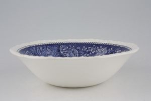 Adams English Scenic - Blue Soup / Cereal Bowl