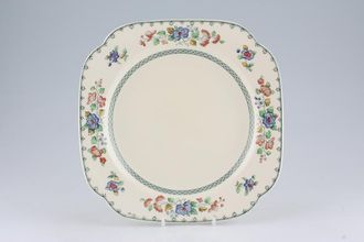 Spode Strathmere - Royal Jasmine Cake Plate square 8 3/4"