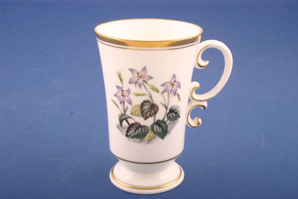 Royal Worcester Alpine Flowers Coffee Cup No 4 Irish Coffee 2 5/8" x 4"