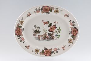 Wedgwood Eastern Flowers - Plain Edge Oval Platter